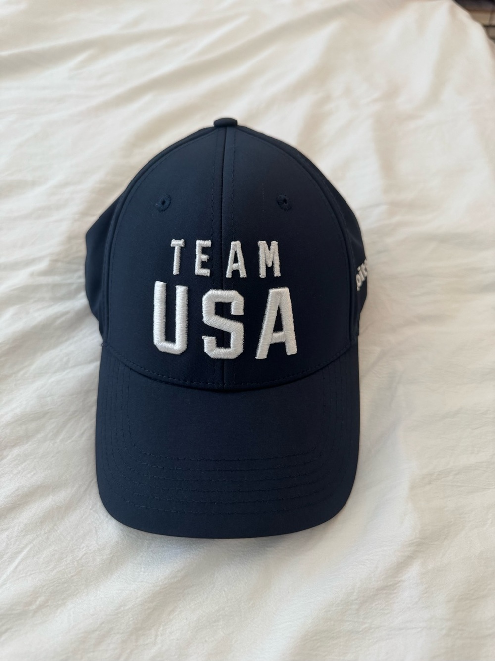 Team USA Navy Baseball Cap with White Embroidery Deloitte